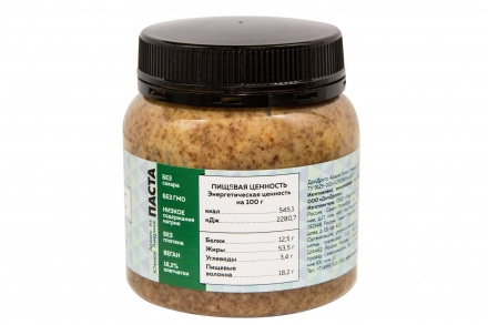 Кокосовая паста со льном и стевией, в пластике, 250г, фото 3