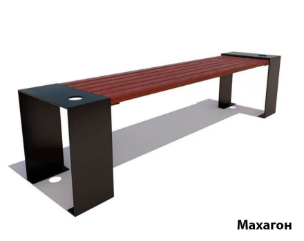 Парковая скамейка Красногорск, Лиственница 2,5 м, фото 3