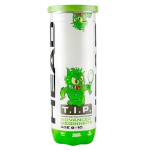 Мяч теннисный HEAD T.I.P Green, арт.578133,уп.3 шт, фетр,нат.резина,желто-зеленый