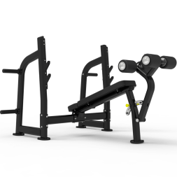 Impulse ITF8204 олимпийская скамья с отрицательным наклоном для жима, фото 5