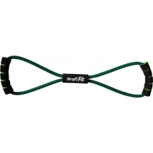 Эспандер трубчатый PROFI-FIT, &quot;восьмерка&quot;, зеленый, сопротивление среднее 5 кг