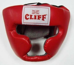 Шлем боксерский CLIFF закрытый (DX) красный р.2XL