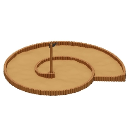 Песочница Улитка (Лиственница темный анкера) ИО 5.24.03-Л.И1.01, фото 5