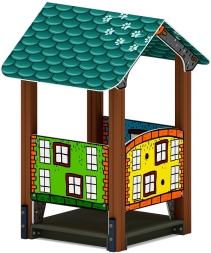 Домик малый 2 (город) МФ 10.01.02-01, фото 2 Домик малый 2 (город) МФ 10.01.02-01, фото 2