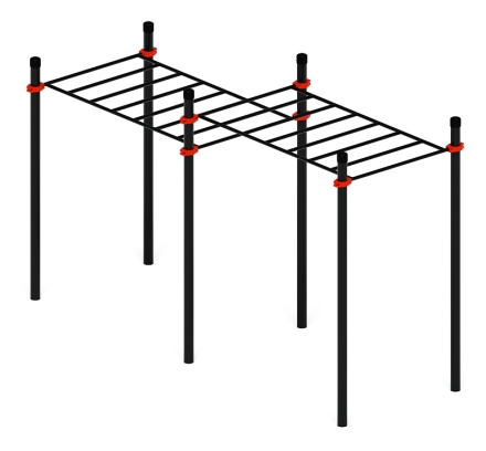 Воркаут 108 красный ВТ 12.19-01, фото 3