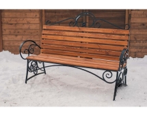 Скамейка TORUDA кованая «Франция» 1,5 м