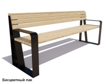 Скамейка уличная Отдых, Сосна 1,2 м
