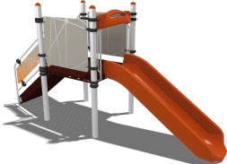 Горка детская Зефир Vector ГР001.00.10 для игровой площадки 3-7 лет, фото 1