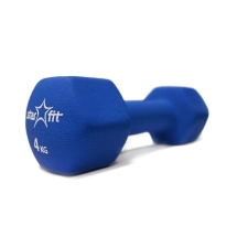 Гантель неопреновая DB-201 4 кг, темно-синяя