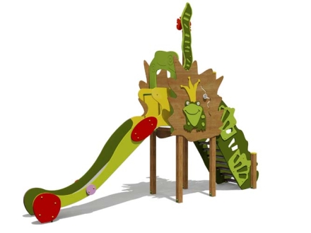 Горка Царевна-лягушка 08015 H=1500 для детской площадки, фото 1