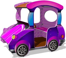 Игровой макет Машинка-Жук ИМ050 для детских площадок, фото 1