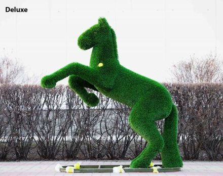 Топиари Конь на дыбах - газон Deluxe, фото 2