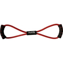 Эспандер трубчатый PROFI-FIT, &quot;восьмерка&quot;, красный, сопротивление сильное 7,5 кг