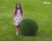 Топиари Шар в виде куста туи, 50 см - газон Eco Топиари Шар в виде куста туи, 50 см - газон Eco