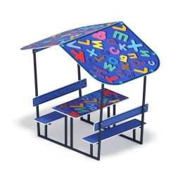 Столик детский с навесом (Азбука) - МФ 31.01.08-02, фото 1 Столик детский с навесом (Азбука) - МФ 31.01.08-02, фото 1