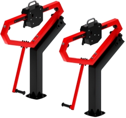 Приседания (красный) - Уличный тренажер - СТ 025-11.П, фото 4