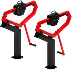 Приседания (красный) - Уличный тренажер - СТ 025-11.П, фото 2