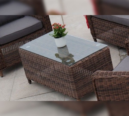 Зона 11 Кон Панна лаунж-зона из искусственного ротанга, цвет коричневый, фото 10