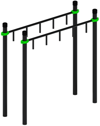 Воркаут ЛОВ 108 зеленый ВТ 102.10-02, фото 2