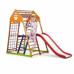 Детский спортивный комплекс для дома KindWood Plus 2, фото 3