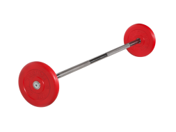 Штанга неразборная &quot;Barbell&quot; с цветными дисками d 25 мм, 15 кг