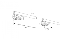 Ручки прямого хвата 27 мм для турника со сменным оборудованием, фото 6 Ручки прямого хвата 27 мм для турника со сменным оборудованием, фото 6