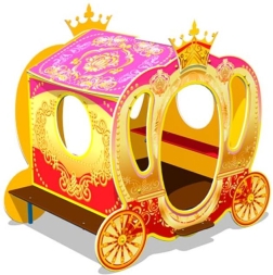 Детский игровой домик Карета У2 ИМ130 для улицы