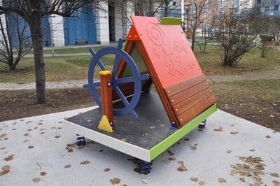 Беседка на пружинах Плот 06022 для детской площадки, фото 7