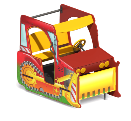 Игровой комплекс Бульдозер ИО-42 для детской площадки, фото 1