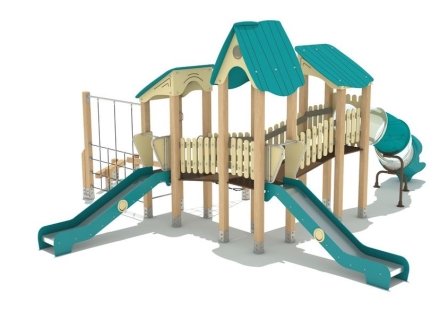 Игровой комплекс ДГ-51 от 6 лет для детской площадки Лиственница, фото 1