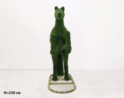 Топиари Конь на дыбах, h=250 см - газон Deluxe Green, фото 3