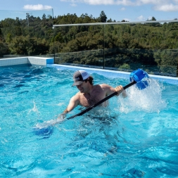 Акваштанга Hydrorevolution Aquastrength Barbell HR\ASBBB-CP\00-00-00 среднее сопротивление, 90 см, синий, фото 3