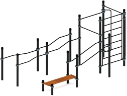 Воркаут ЛОВ 89 серый ВТ 101.13-03, фото 1