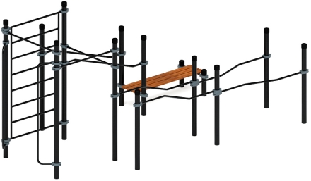 Воркаут ЛОВ 89 серый ВТ 101.13-03, фото 4