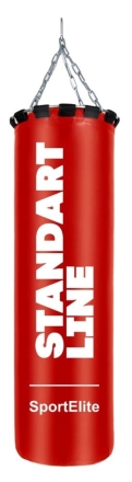 Мешок боксерский SportElite STANDART LINE 110см, d-34, 40кг, красный, фото 1