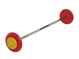 Штанга неразборная &quot;Barbell&quot; с цветными дисками d 25 мм, 17,5 кг