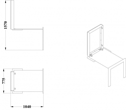 ДОУ 3.01 Мольберт - стол 1 шт, фото 2
