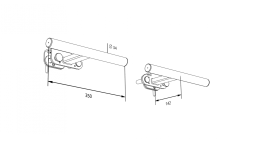 Ручки прямого хвата 34 мм для турника со сменным оборудованием, фото 6 Ручки прямого хвата 34 мм для турника со сменным оборудованием, фото 6