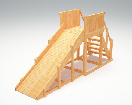 Зимняя деревянная горка “Зима wood”-2, фото 2