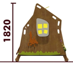 Домик-беседка Берлога 06102 для детской площадки, фото 2