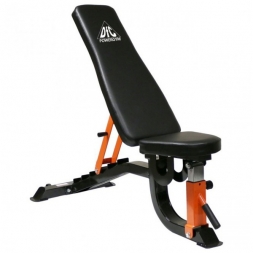 Скамья силовая универсальная DFC черная/оранж. DBCH2-1, фото 1