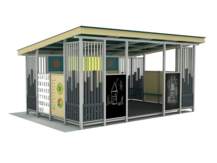 Теневой навес 6,8 х 4,8 тип 1 для улицы, фото 1