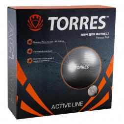 Мяч гимнастический &quot;TORRES&quot;, диам. 75 см, ДИЗАЙН 2017 года, фото 2
