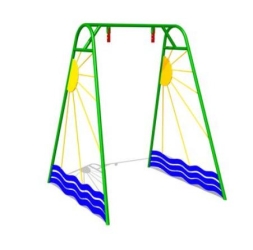 Детские качели Прибой К006 с креслом К045 для игровых площадок, фото 2 Детские качели Прибой К006 с креслом К045 для игровых площадок, фото 2