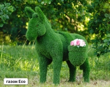 Топиари Ослик с кашпо газон Eco