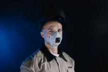 Респиратор Jeta Safety угольный FFP2 с клапаном (10 шт.), чашеобразный, JM-8626