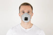 Респиратор Jeta Safety угольный FFP2 с клапаном (10 шт.), чашеобразный, JM-8626