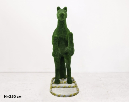 Топиари Конь на дыбах, h=290 см - газон Deluxe Green, фото 6