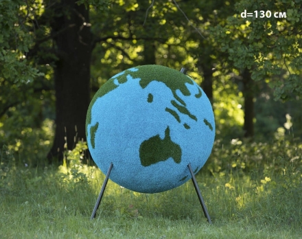 Топиари глобус, d=130 см - газон Eco, фото 1