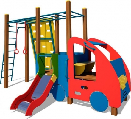 Машинка с гимнастическим комплексом ТЕ506 , фото 1